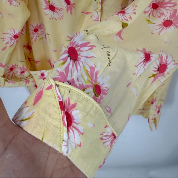 Victoria’s Secret 100% cotton novelty Daisy. He loves me, of course Pajama Set L - Picture 4 of 15